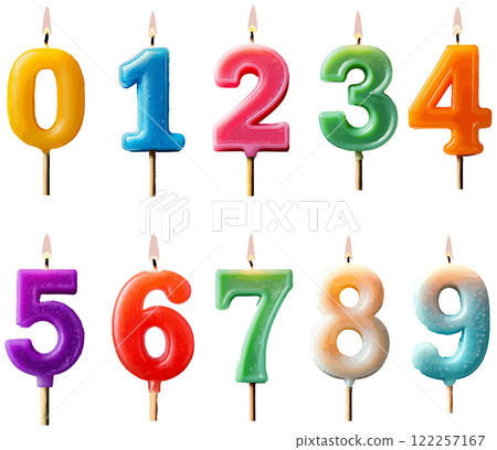 數位蠟燭插圖集 122257167