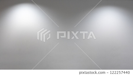 Minimal gray wall background with gradient lighting effects 122257440