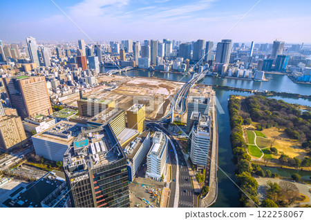 日本東京城市景觀:邁向新時代。築地市場舊址一景。重建…=2020 年 1 月 23 日 日本東京城市景觀:邁向新時代。築地市場舊址一景。重建…=2020 年 1 月 23 日 122258067