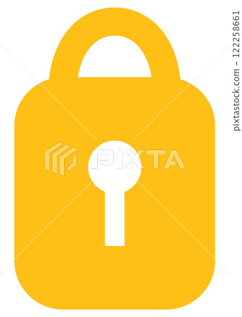 Padlock/lock icon illustration Padlock/lock icon illustration 122258661