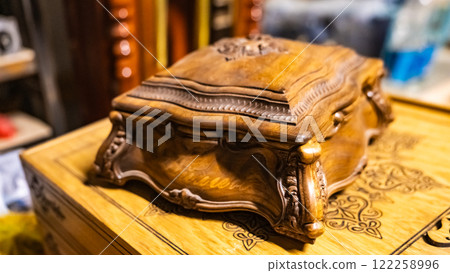 ready-made handmade furniture, boxes, chairs, chessboard, backgammon 122258996