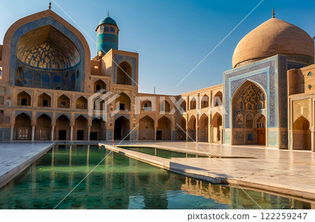 green dome of the pool in the garden 122259247
