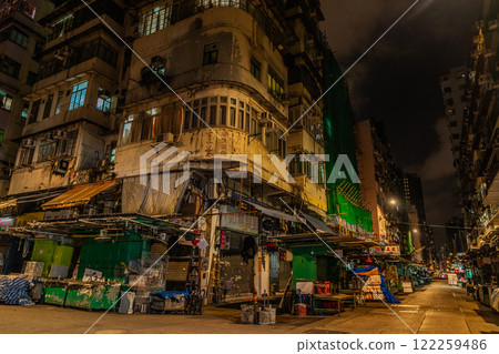 Night walk in Mongkok, Kowloon Peninsula, Hong Kong "Mongkok" 122259486