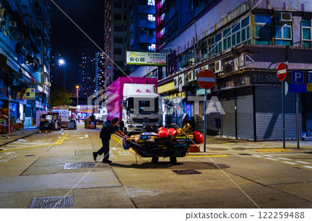 香港旺角市場夜生活“旺角” 香港旺角市場夜生活“旺角” 122259488