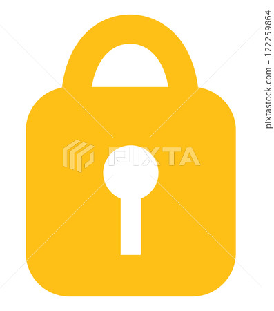 Padlock/lock icon illustration Padlock/lock icon illustration 122259864