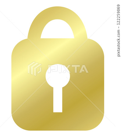 Padlock/lock icon illustration Padlock/lock icon illustration 122259869