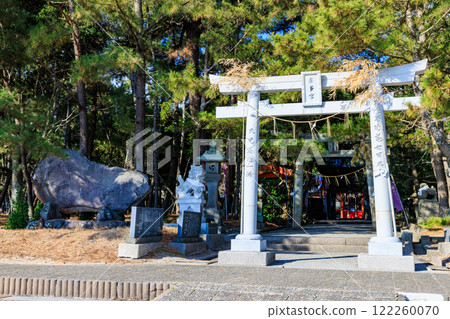 冬季大分縣杵築市的八幡那田宮神社 122260070