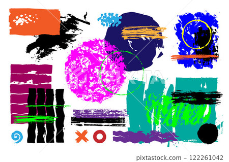 brush strokes ,drops,spots paint texture vector design element set brush strokes ,drops,spots paint texture vector design element set 122261042