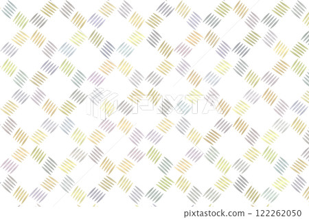 5 條線呈菱形排列的方格圖案，閃耀著金屬般的光芒 122262050