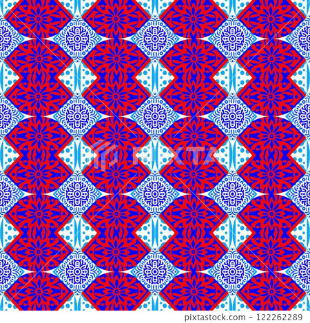 vector illustration of a beautiful colorful pattern with mandala vector illustration of a beautiful colorful pattern with mandala 122262289