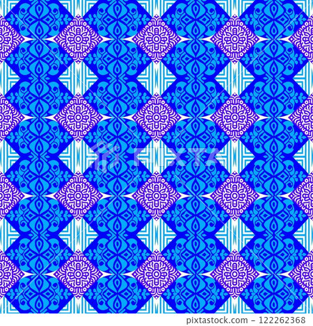 vector illustration of a beautiful colorful pattern with mandala vector illustration of a beautiful colorful pattern with mandala 122262368