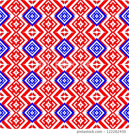 vector illustration of a beautiful colorful pattern with mandala 122262430