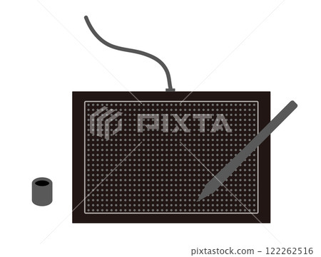 Illustration material of a pen tablet (pen tablet) 122262516