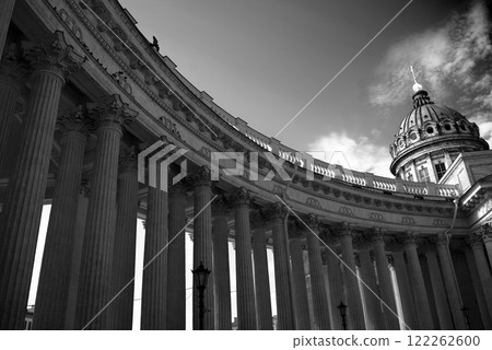 Saint Petersburg. Black and white photo Saint Petersburg. Black and white photo 122262600