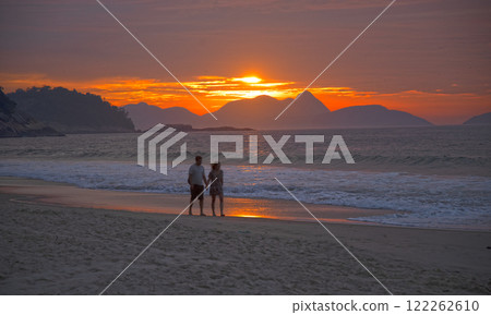 Mountains and beach of Rio de Janeiro 122262610