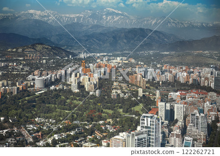 view of santiago chile 122262721