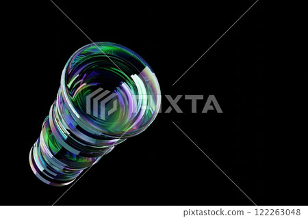 光譜攝影鏡頭的 3D 插圖 122263048