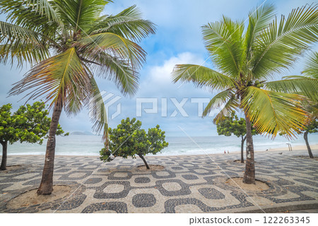 Promenade on Ipanema Beach Rio. 122263345