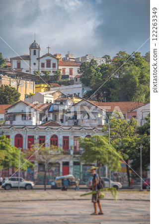 Rio de Janeiro favelas and city center Rio de Janeiro favelas and city center 122263349