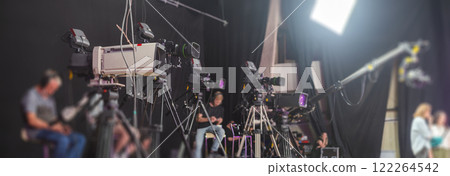 cameras recording concert broadcast cameras recording concert broadcast 122264542