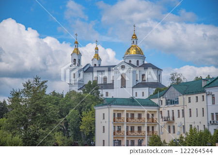 Orthodox Church in Vitebsk.  Belarus 122264544
