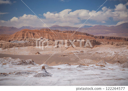 Winter and snow in the Atacama Desert in Chile. Winter and snow in the Atacama Desert in Chile. 122264577