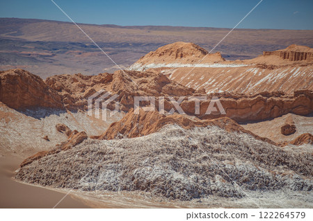 Winter and snow in the Atacama Desert in Chile. Winter and snow in the Atacama Desert in Chile. 122264579