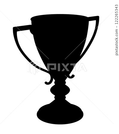 Golden trophy cup isolated on white background. Victory, best product, service or employee, first place concept. Png clipart isolated on transparent background Golden trophy cup isolated on white background. Victory, best product, service or employee, first place concept. Png clipart isolated on transparent background 122265343
