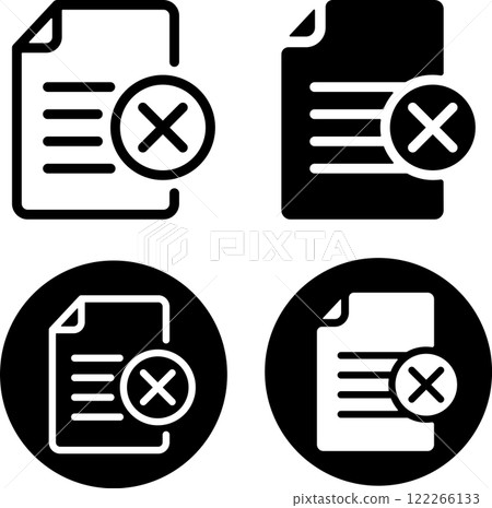 十字標記和文字檔案圖示集 122266133