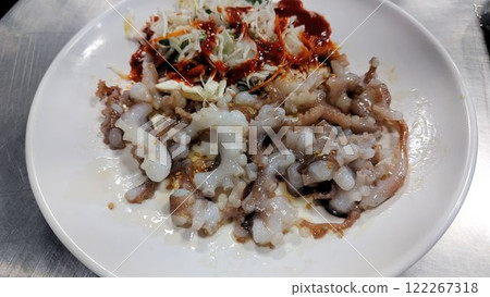 Dancing octopus dish, Sannakji [Korea] 122267318