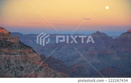 Grand Canyon National Park at sunset. USA 122267434