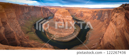 horseshoe-shaped bend of the Colorado River in northern Arizona, 122267436