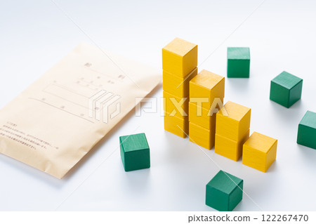 黃色框圖和工資 122267470