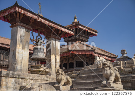 Buddhist temple in Lalitpur district Kathmandu. Buddhist temple in Lalitpur district Kathmandu. 122267576