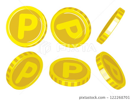 Point coin vector illustration Point coin vector illustration 122268701