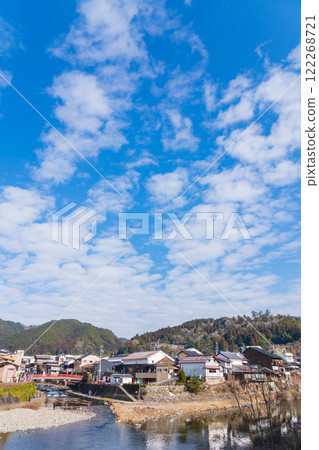 郡上的冬季傳統，寒冷天氣郡上染鯉魚旗（岐阜縣上市） 122268721