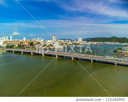 City bridge. City bridge. 122268945