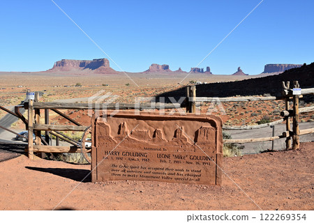 A monument to the Gouldings, who ran a trading post and made Monument Valley famous 122269354