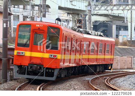 [TS] Tobu Kameido Line 8000 series train (revival paint - red) 122270026