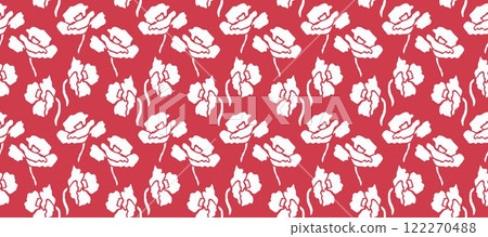 Hand drawn flowers, seamless patterns with floral for fabric, textiles, clothing, wrapping paper, cover, banner, interior decor, abstract backgrounds. Hand drawn flowers, seamless patterns with floral for fabric, textiles, clothing, wrapping paper, cover, banner, interior decor, abstract backgrounds. 122270488