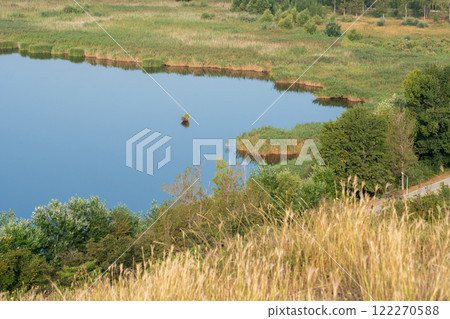 Beautiful view of Lisi lake in Tbilisi Beautiful view of Lisi lake in Tbilisi 122270588