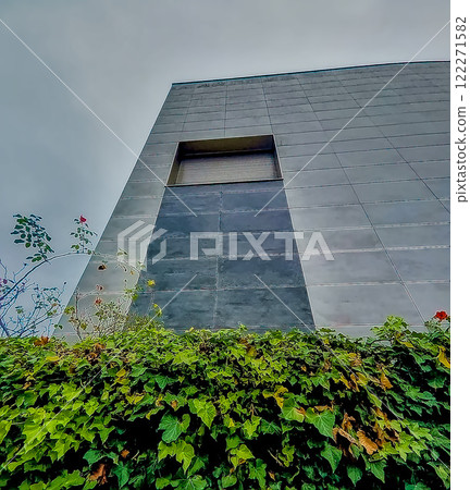 facade of a modern style house facade of a modern style house 122271582