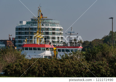 eastern frisia at the north sea in germany 122272490