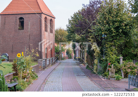 eastern frisia at the north sea in germany 122272533