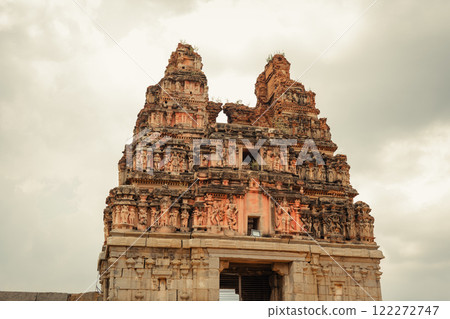Vitthala Temple in Hampi, India. Part of the Group of Monuments at Hampi, designated as a UNESCO World Heritage Site 122272747