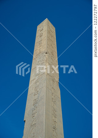 Egyptian Abelisk in the Blue Sky Egyptian Abelisk in the Blue Sky 122272797