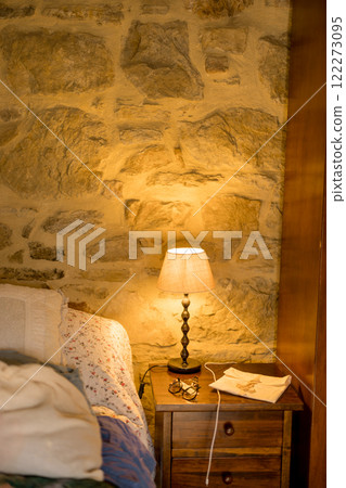 Cozy Rustic Bedroom Corner Cozy Rustic Bedroom Corner 122273095