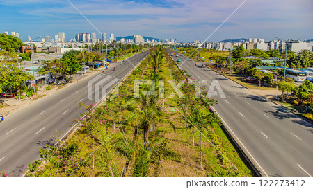 Suburban highway. 122273412