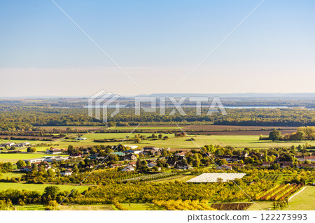 Summer valley landscape in Lorraine France Summer valley landscape in Lorraine France 122273993