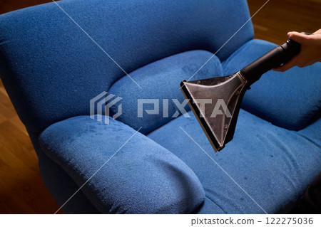 Deep Cleaning Upholstery Using Professional Equipment for an Impeccable Finish and Care 122275036